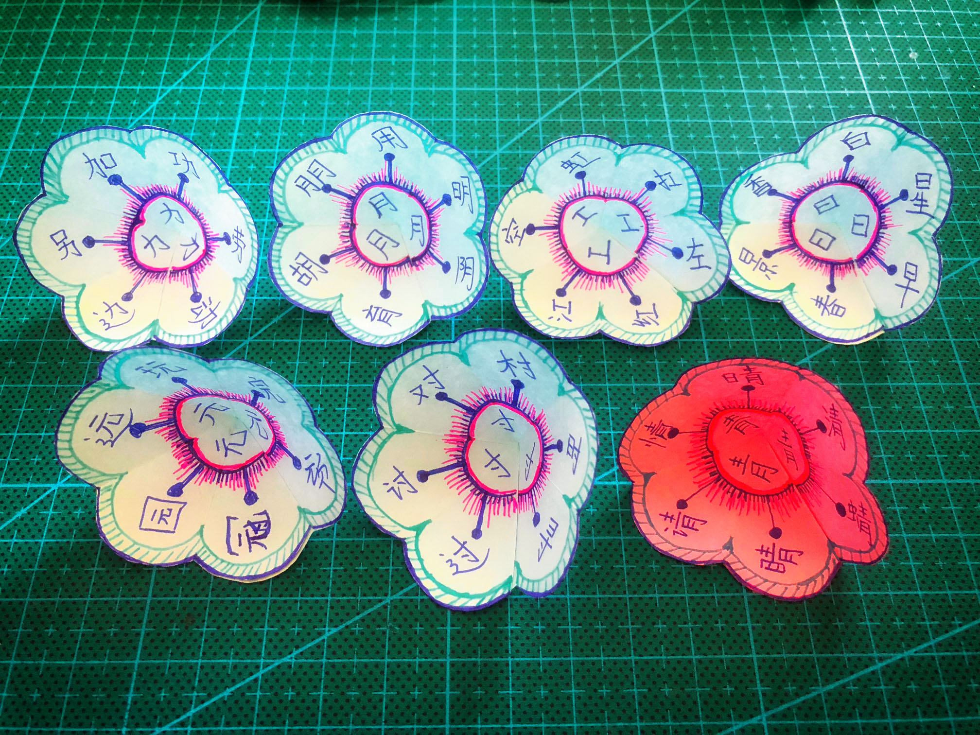 贺卡立体精美创意,教室一角立体贺卡