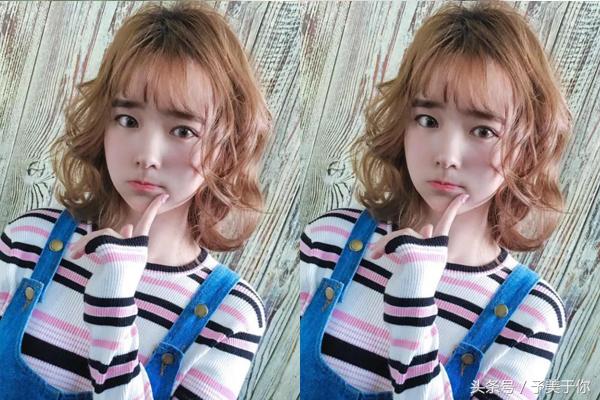 适合中长发的懒人烫发,齐肩短发法式慵懒烫发