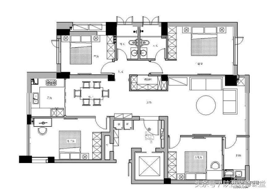 130平米三室两厅装修北欧,130房子北欧装修风格