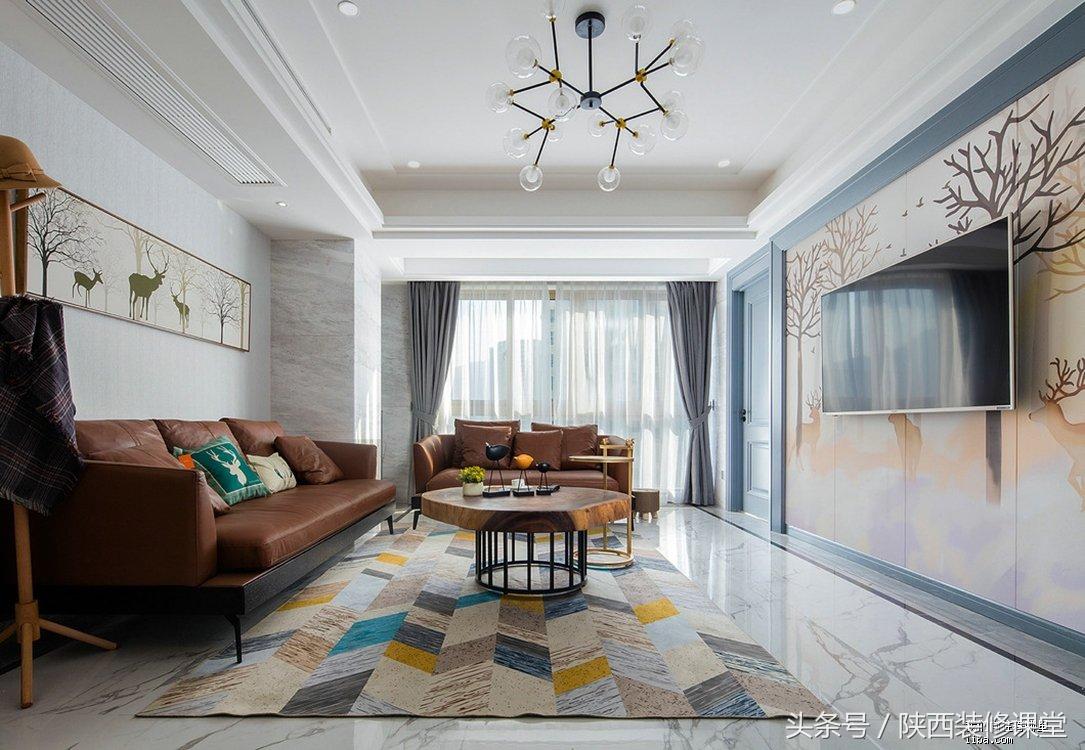 130平米三室两厅装修北欧,130房子北欧装修风格