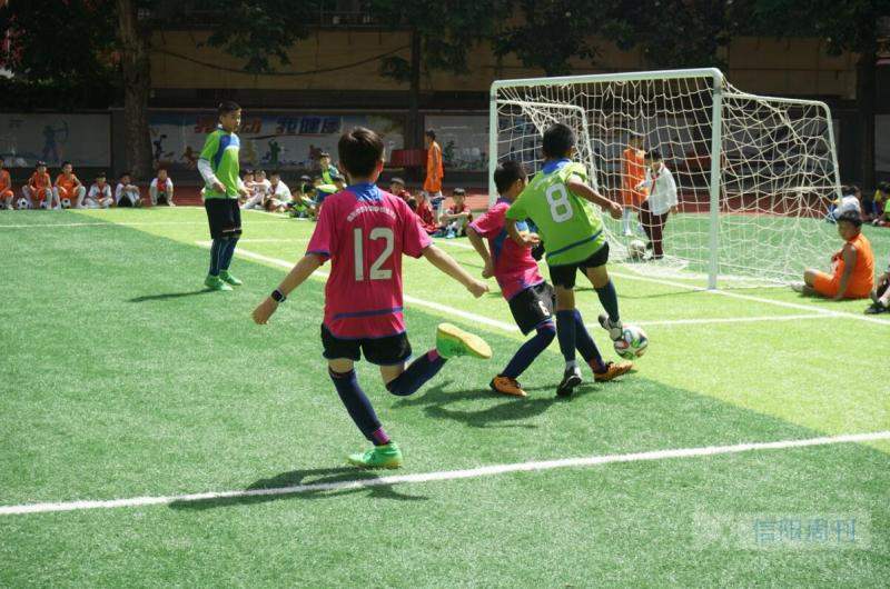 信阳第一实验小学校长杯足球赛,足球要从娃娃抓起标语