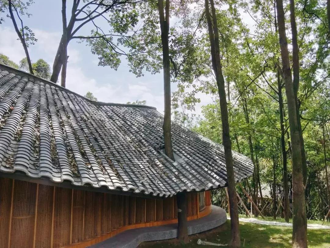 我去了成都向西50里的桃源村,朋友问我是不是去了日本?