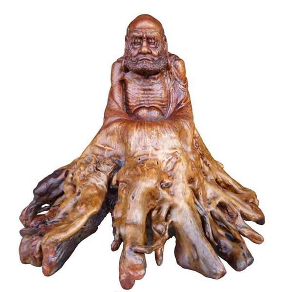 「社会鉴赏家」根雕制作，充满艺术感栩栩如生，美丽十足艺术瑰宝