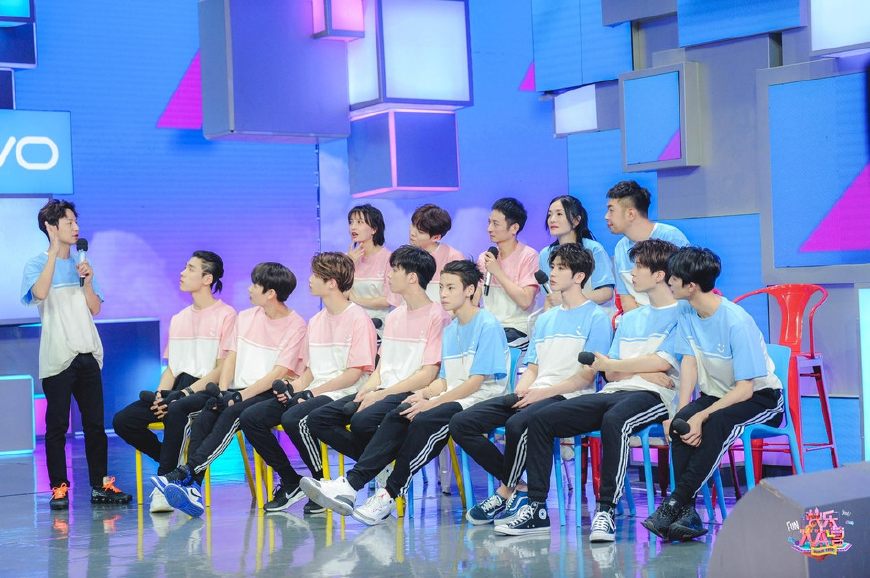 ninepercent合体蔡徐坤唱rap,ninepercent快乐大本营蔡徐坤唱歌