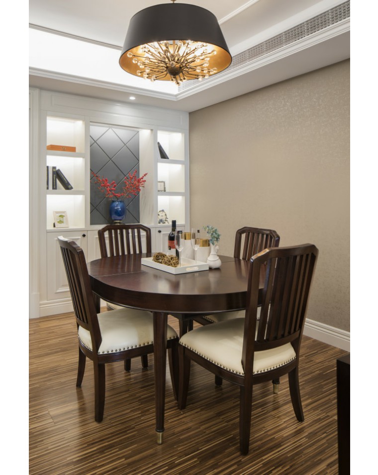 142平美式轻奢风和中式对比,142平现代美式轻奢风