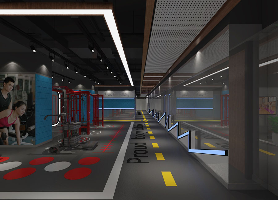 健身会所设计风格,健身会所招牌设计图