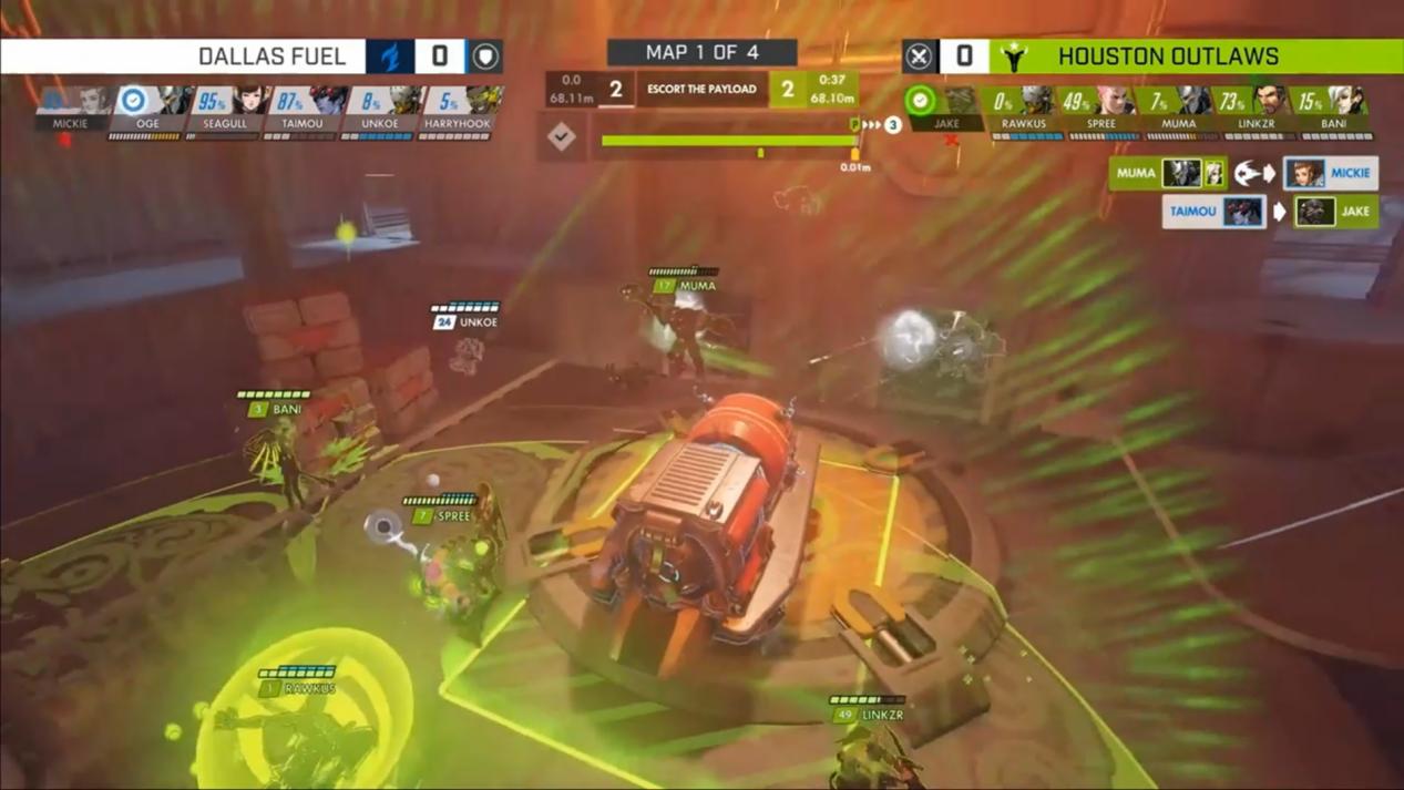 OWL常规赛4阶段第四周首日：崛起再掀王朝，巨龙负重前行