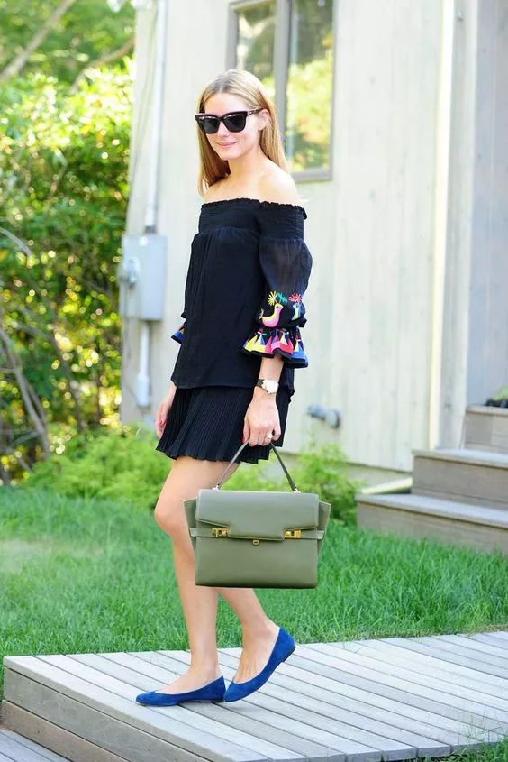 大码穿搭上身胖180斤,胖mm短裙怎么穿