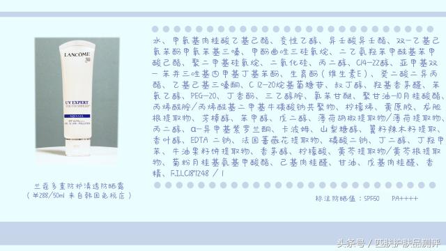 安耐晒本土,安耐晒特别稀有