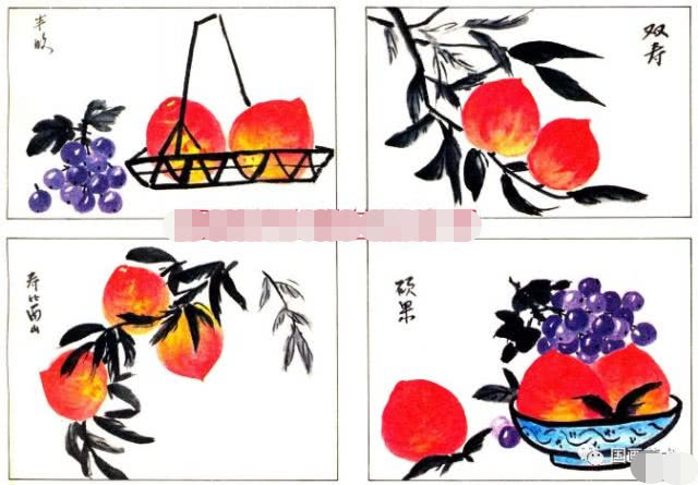 简单国画教程零基础入门植物,国画蔬果茄子与苦瓜的画法