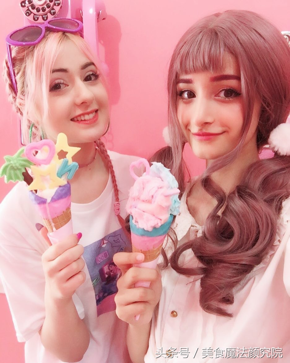 少女心泛滥的日本原宿EddysIceCream，美腻小姐姐聚集地~