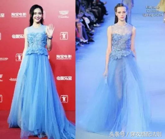 杨幂山寨明星,杨幂唐艺昕红装嫁衣