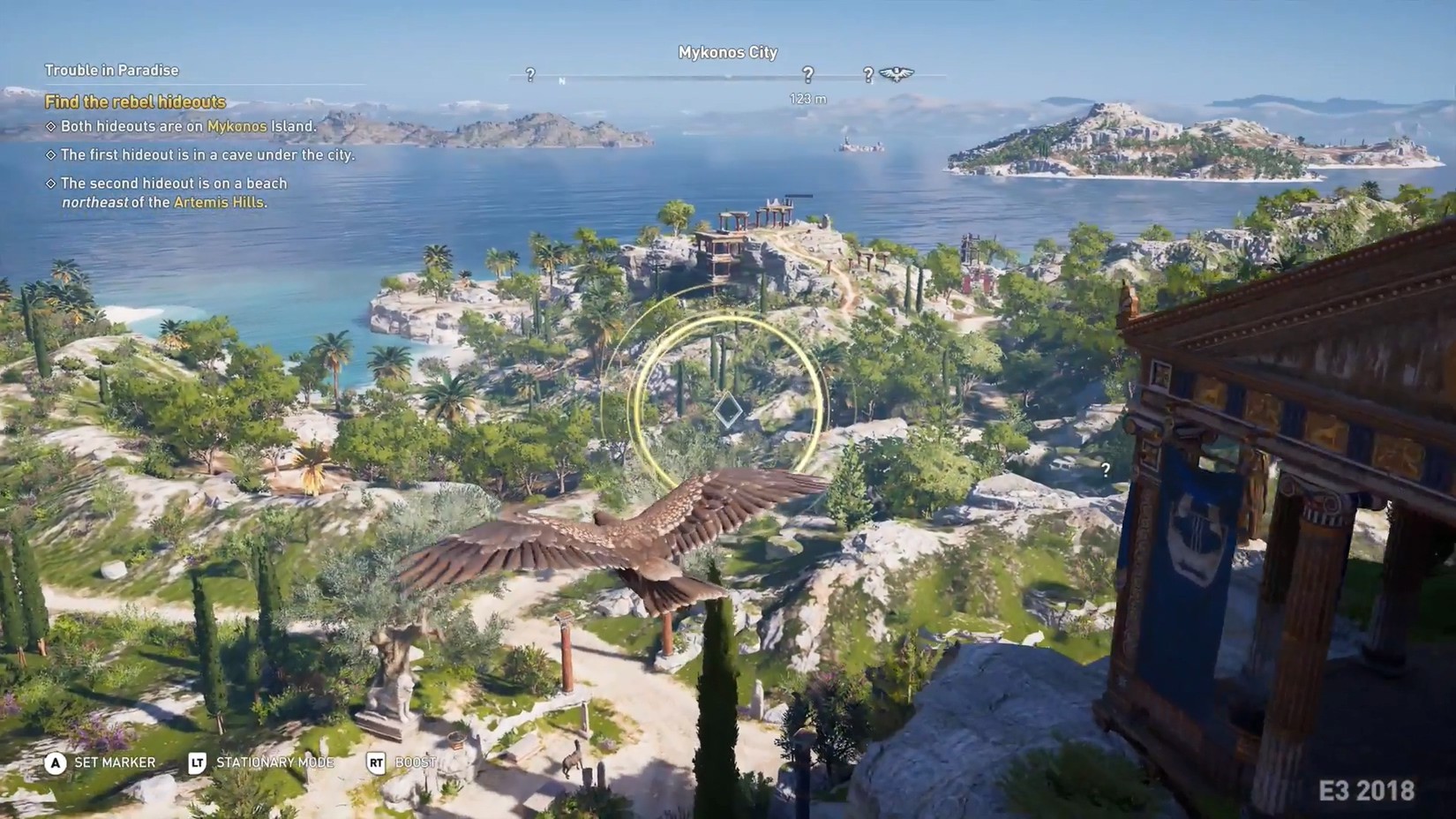 E32018：《刺客信条：奥德赛》新演示斯巴达国王上演信仰之跃