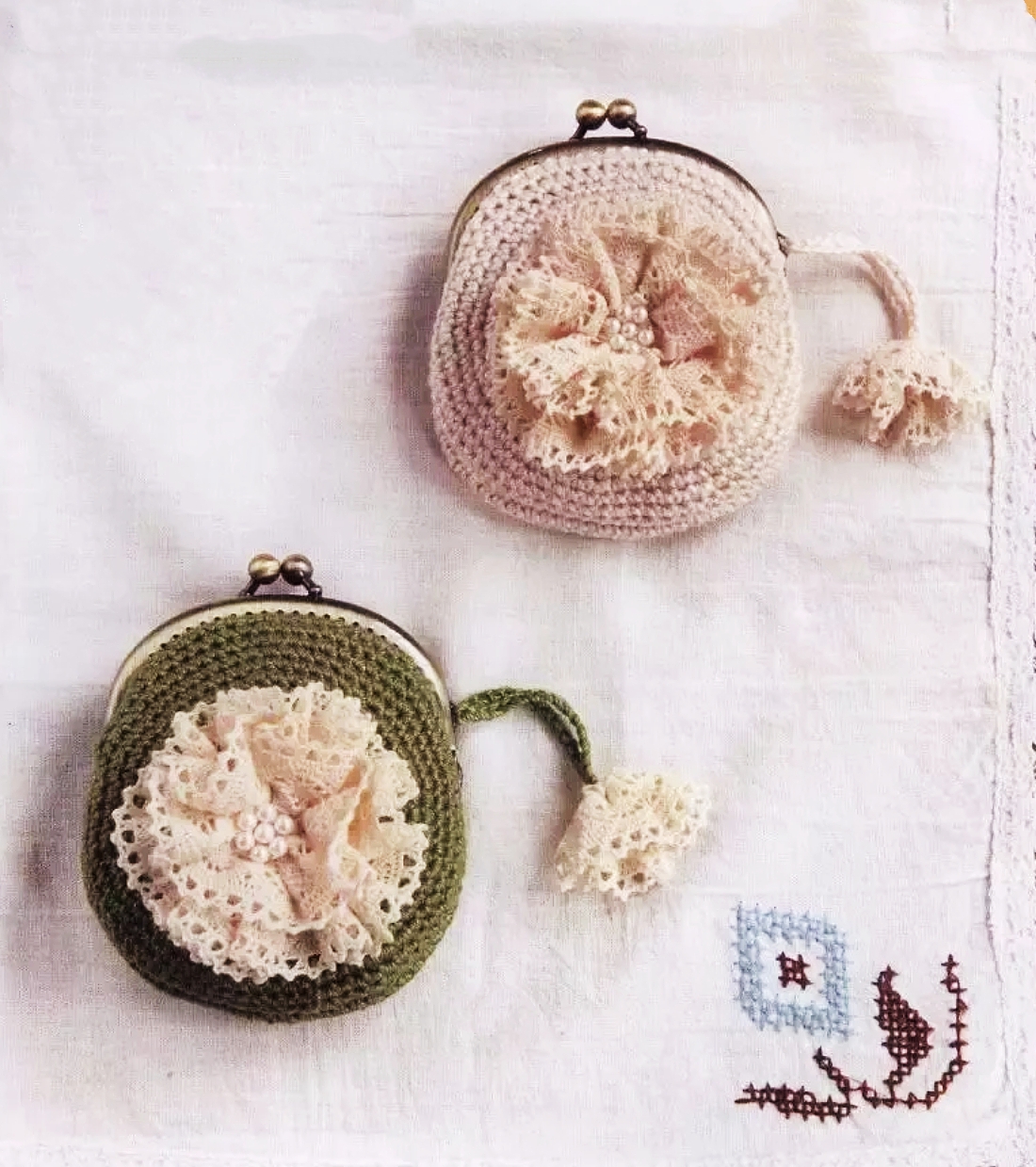 百搭时尚女士毛线包包钩针编织,钩针钩今年最时尚包包视频教程