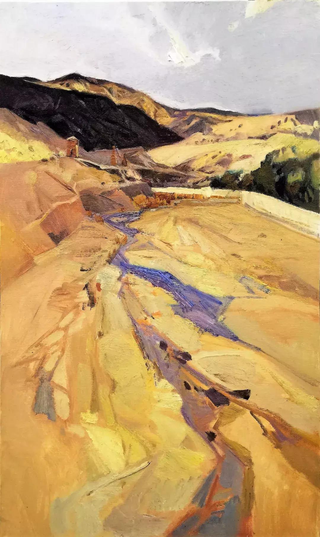 春江花月夜油画王辉,全国油画名家王辉