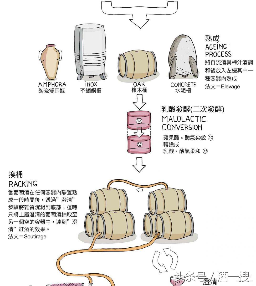 请简述红葡萄酒酿造的工艺流程,红葡萄酒酿造流程图