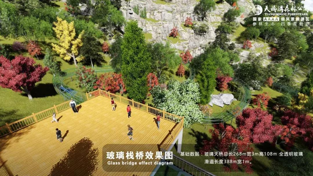 天桥峪景区网红玻璃桥,天桥沟玻璃桥一日游