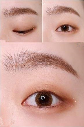 单眼皮变双眼皮的眼妆教程来咯,单眼皮变双眼皮眼妆教程高级感