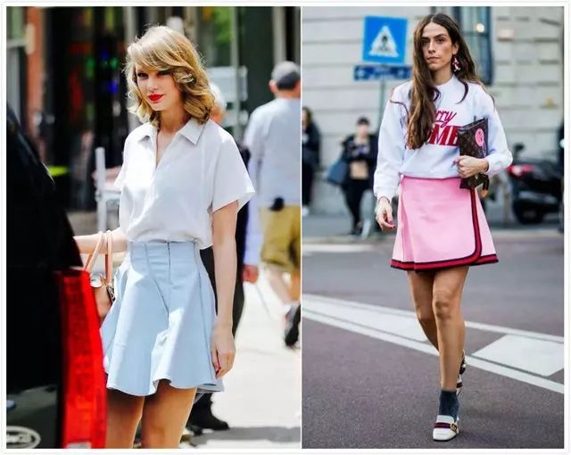 夏日这样穿短裙看起来胖5斤,胖mm短裙穿搭140斤