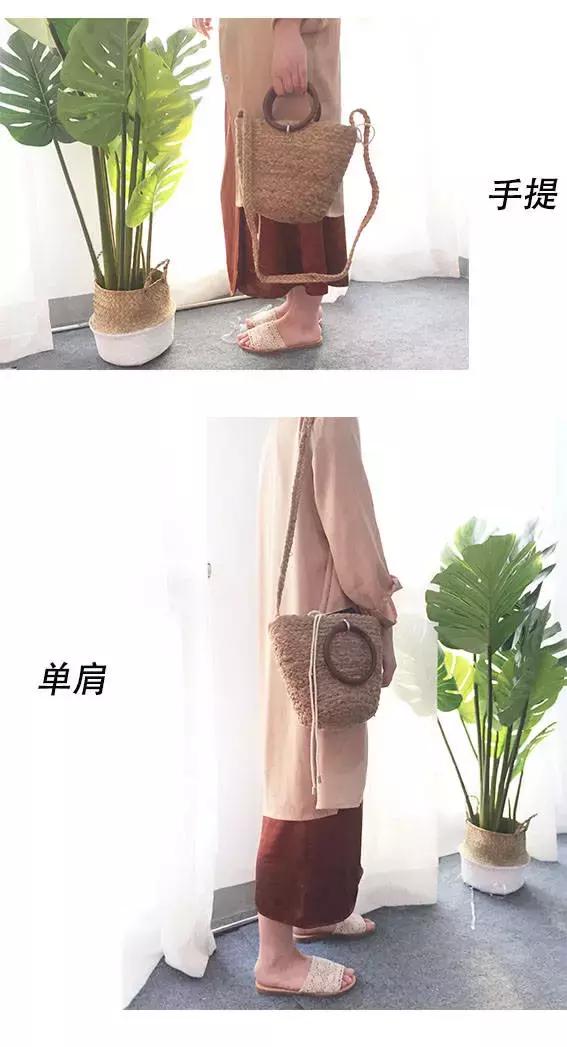 打败PVC透明包，草编包C位出道！