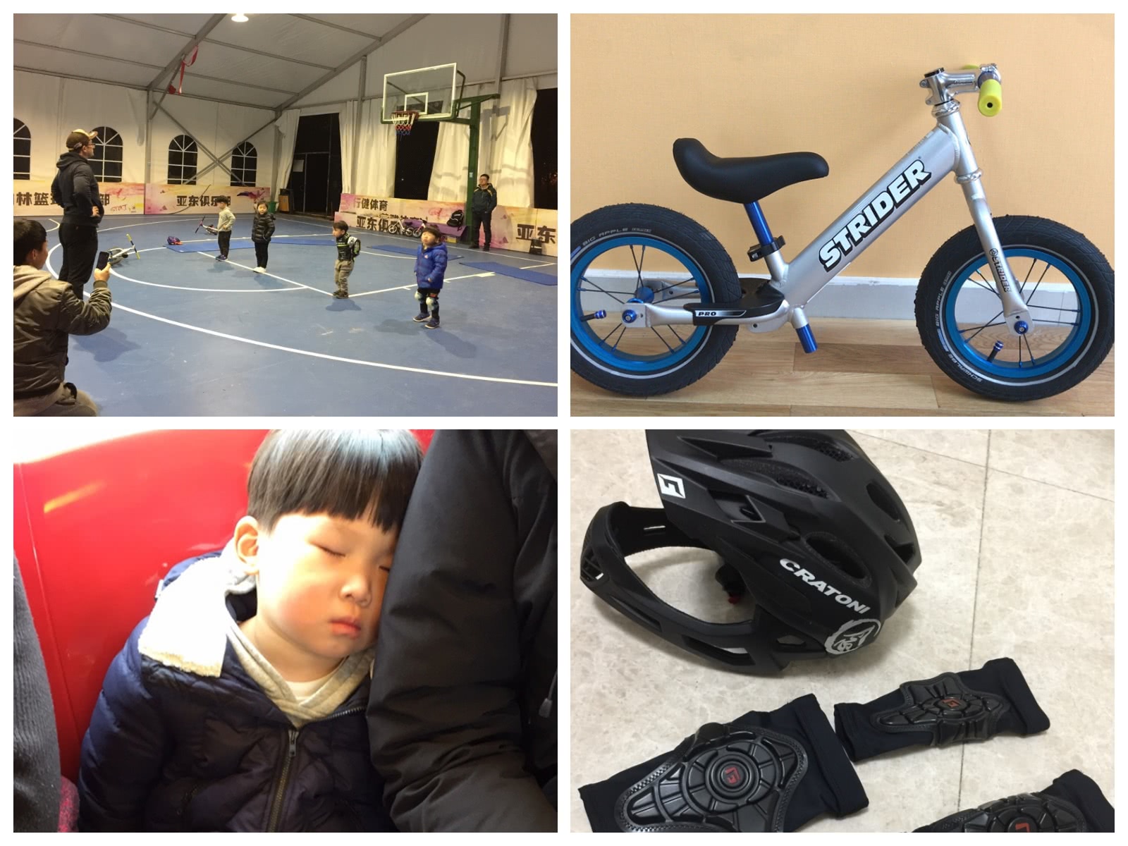 南京3岁萌娃，旋风小子骑平衡车