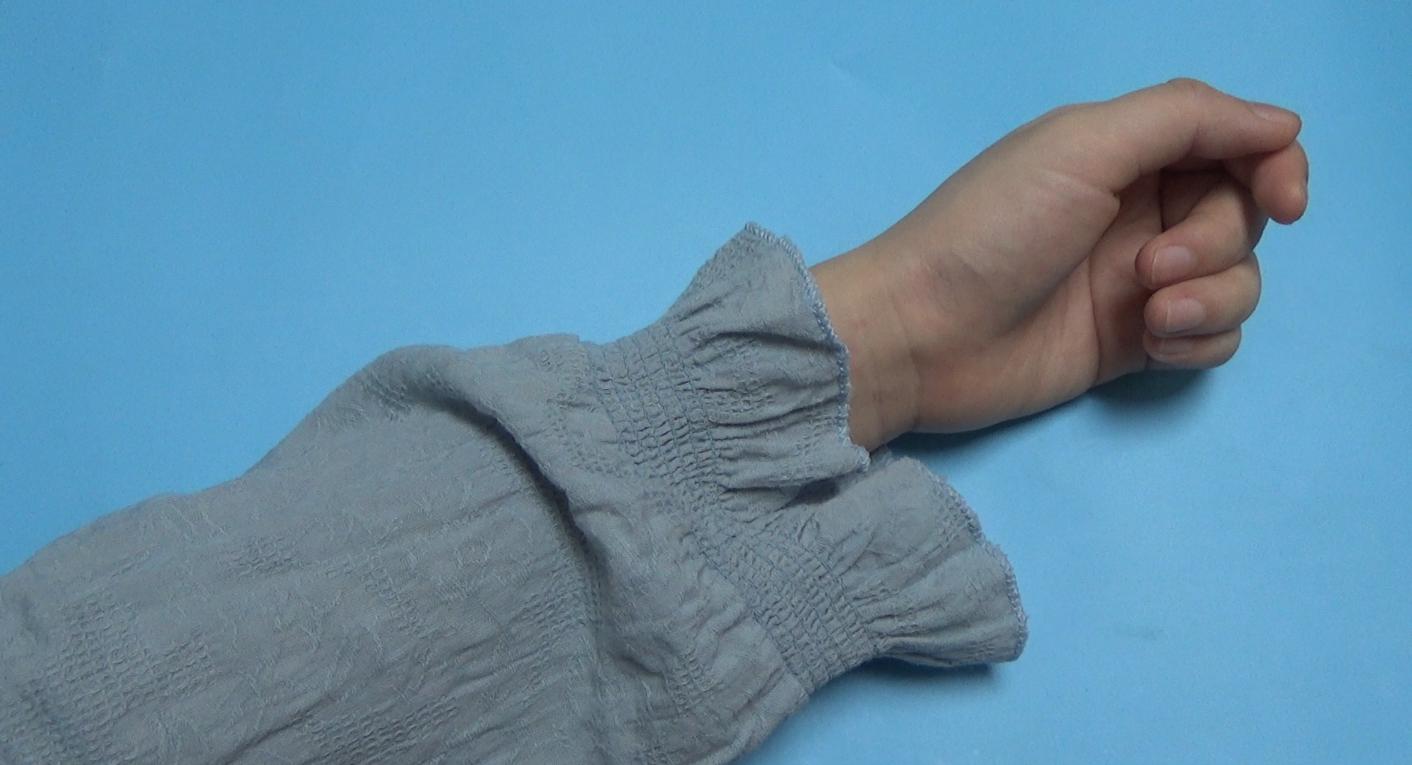 袖口大了改小隐形针法,袖口大了改小