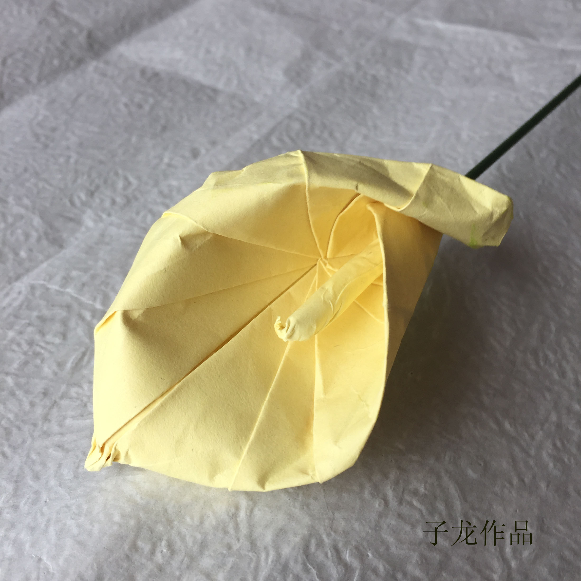 折纸马蹄莲花朵的做法,折纸马蹄莲花步骤