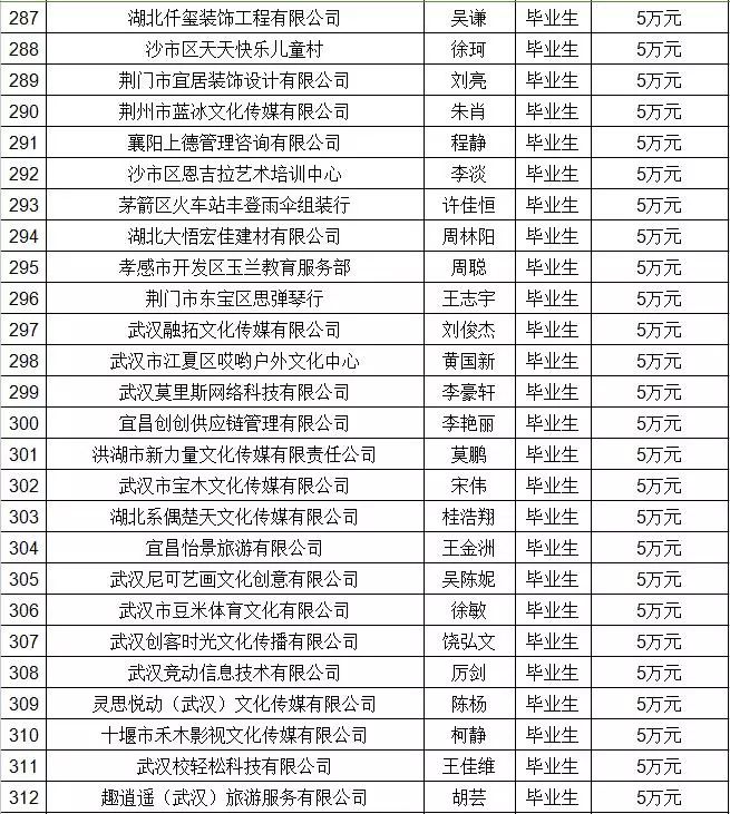 湖北省返乡创业补贴政策2020,湖北省大学生创业扶持项目通过率