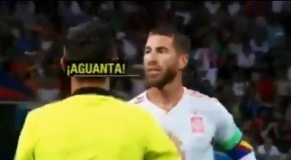 西班牙拉莫斯跟着c罗庆祝,c罗绝杀西班牙拉莫斯庆祝