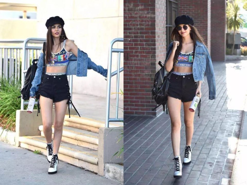 胖脚穿短裤怎么搭鞋子,短裤搭配平底鞋好看吗