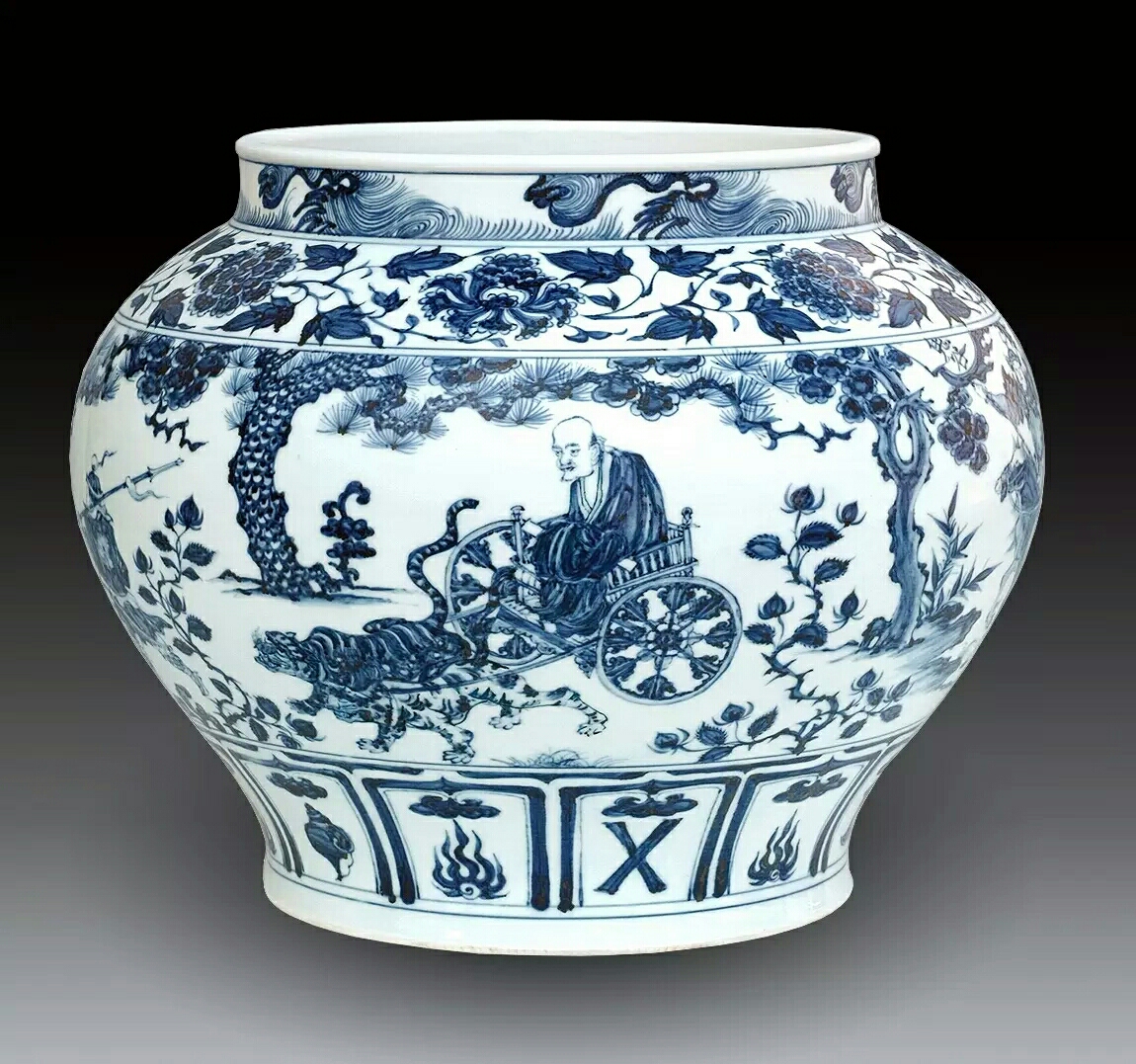 七百年青花你从哪个角度看？