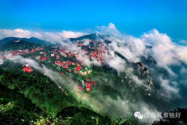 庐山人文第一山,庐山是一座风光秀丽的山