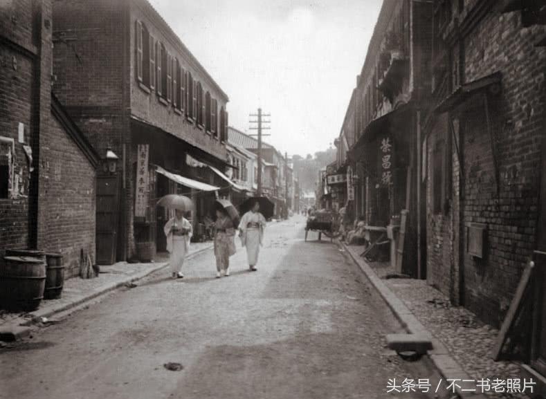 百年前的日本,日本最大的横滨市