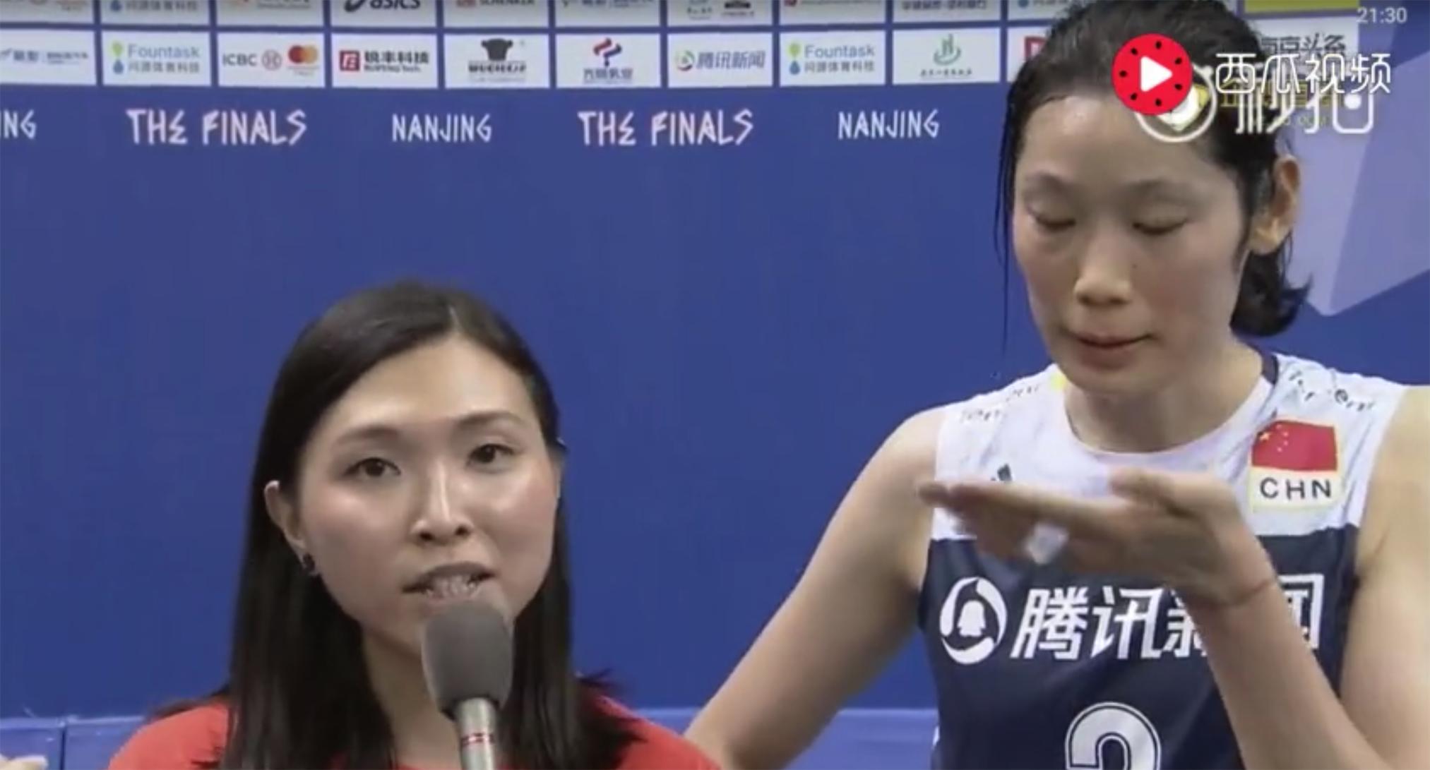 霸气婷！朱婷接受外国记者访问时回应：“我用中文回答还是英文”