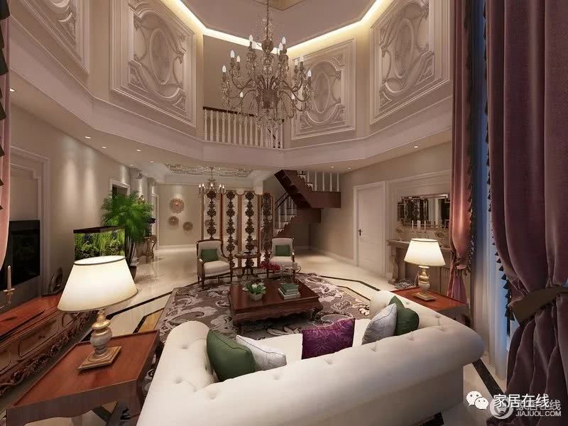 奥林PARK国际公寓装修345平米混搭LOFT轻奢风