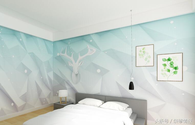 掉灰严重的墙怎么拯救,最实用最大气的卧室背景墙