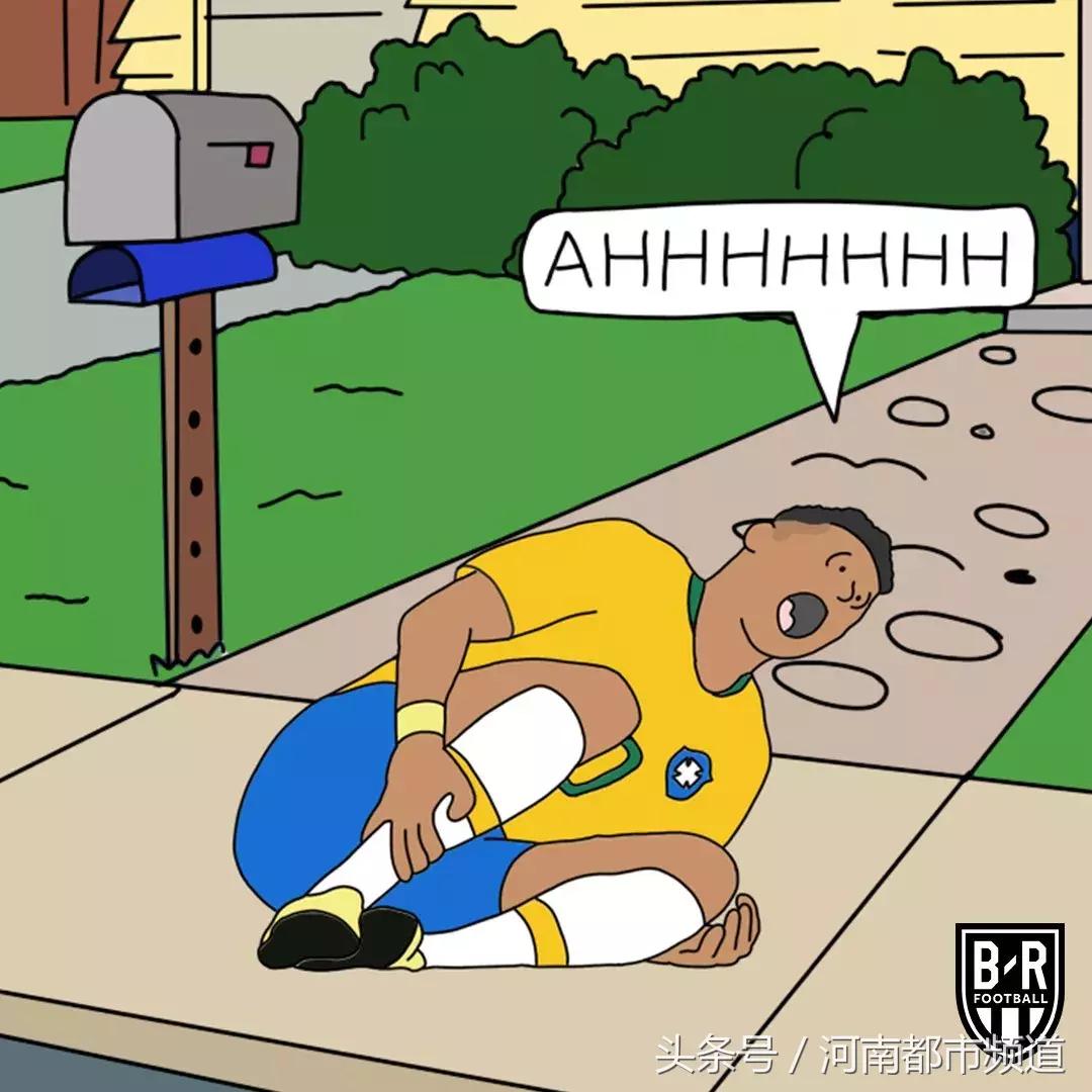 内马尔玩花式足球被揍,内马尔花式足球被揍