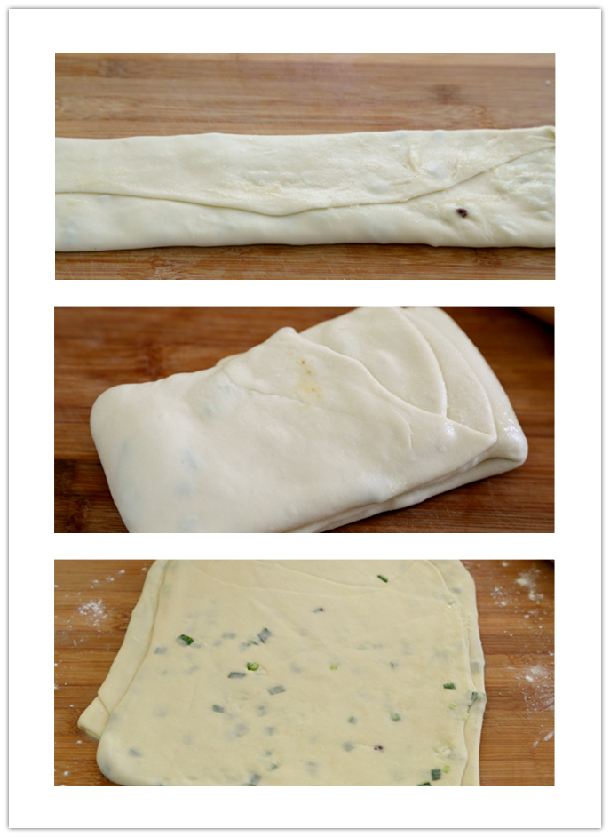 发面千层饼葱油的家常做法,葱油千层饼的做法电饼铛