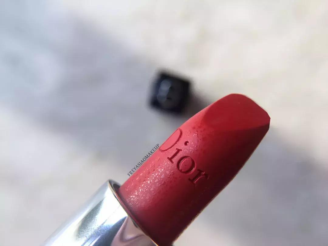 dior999口红试色,dior999丝绒黄皮试色图