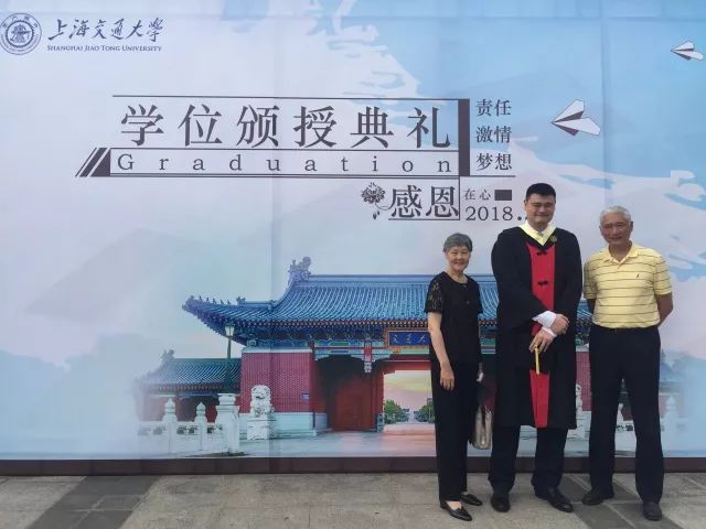 姚明交大毕业典礼讲话,姚明作为毕业生代表发言