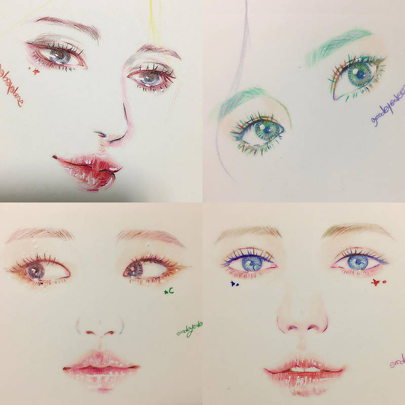 画眼睛的100种方式图片,画眼睛的100种画法怎么画