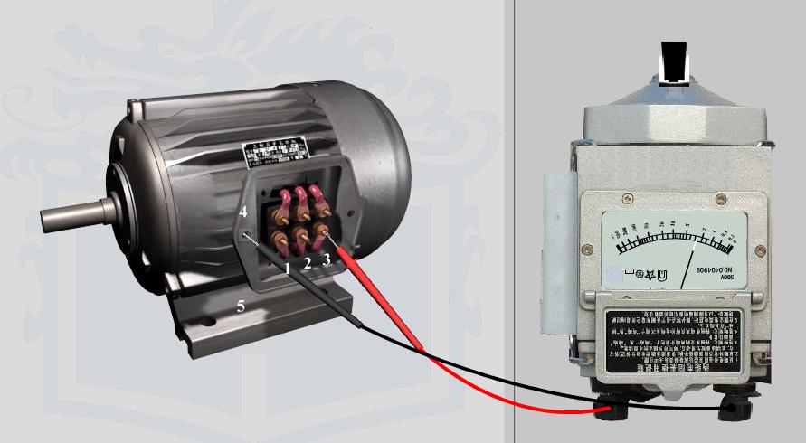 摇表怎么测量三相电机匝间短路,怎样排查三相电机线的断点