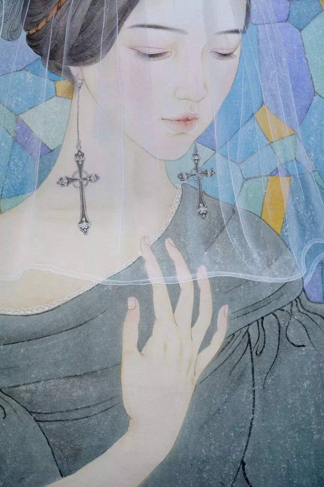 太美了！轻柔曼透，香艳的极致诱惑，国画欣赏