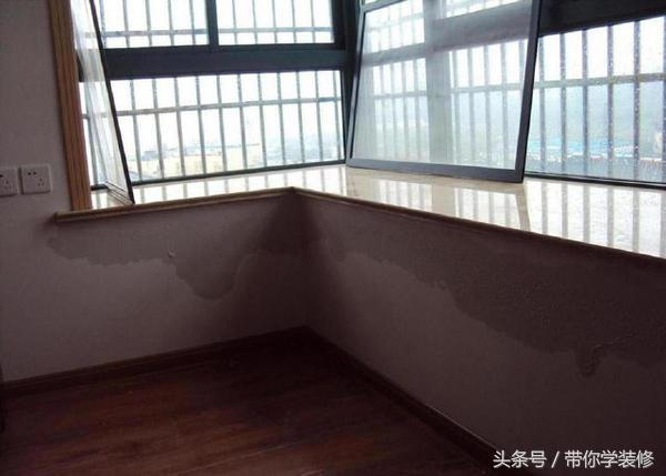 飘窗阳台防水漏水怎么处理,飘窗顶部漏水可以做防水吗
