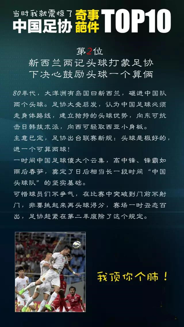 足协十大奇葩,中国足协奇葩史