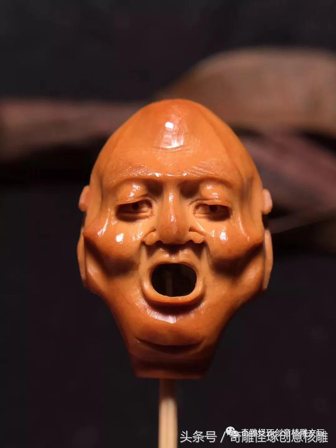 世界顶级极品橄榄核雕十八罗汉,知翠轩橄榄核雕双面十八罗汉价格