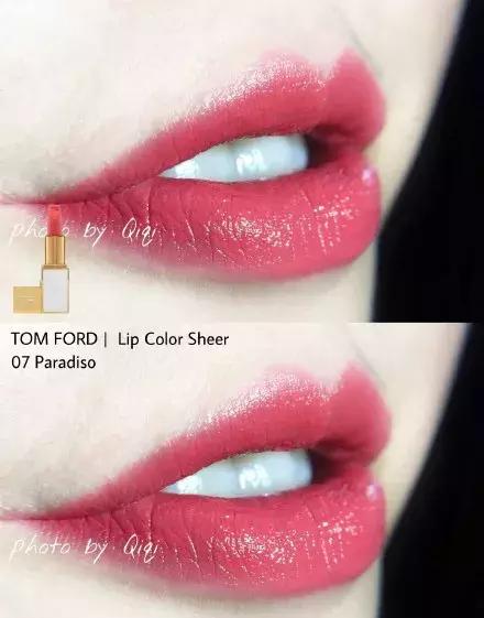tf口红热门号试色,tomfordtf限量迷你白管口红13号