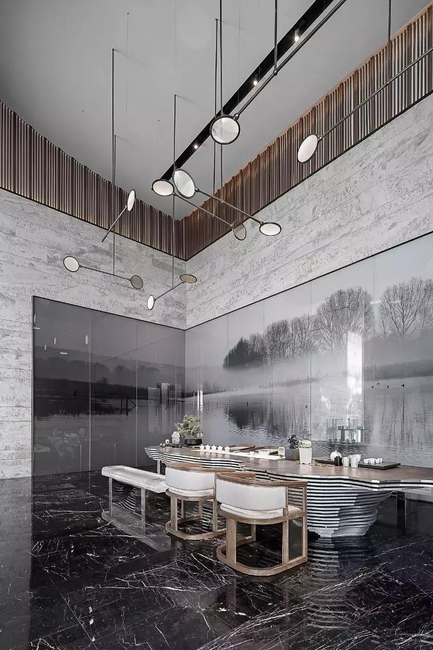 中式灰色大理石,用灰色大理石打造简素平和之境