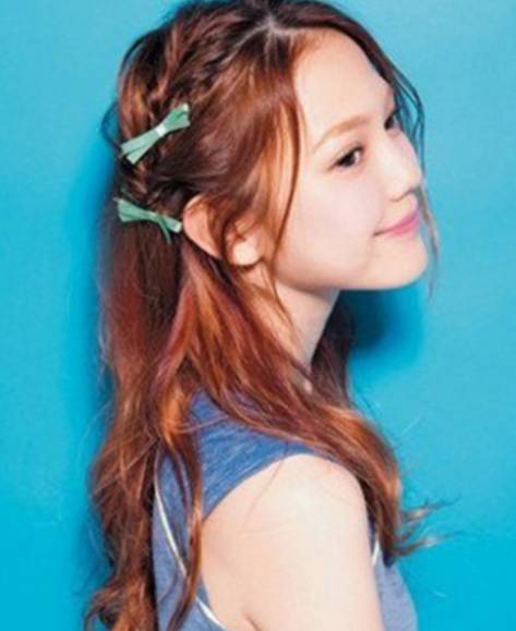 毛绒抓夹扎发教程,儿童简单扎发教程