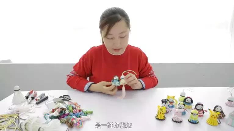 羽毛球变公仔,羽毛球造型玩偶